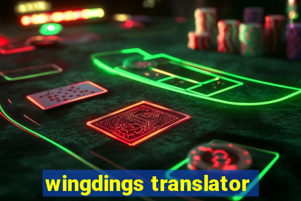 wingdings translator